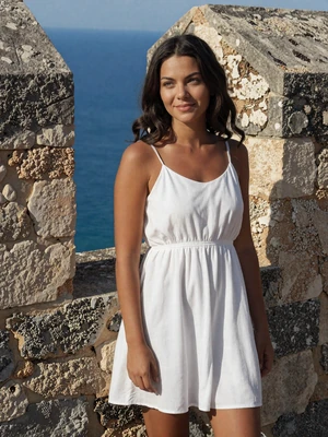 Milena, 24, a verified Montenegrin woman from Budva with wavy dark hair and green eyes on Dating4u
