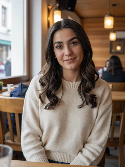 Amina, 27, a verified Bosnian woman from Sarajevo with warm hazel eyes seeking serious relationship on Dating4u