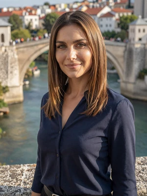 Lejla, 30, a verified Bosnian woman from Mostar with green eyes seeking relationship on Dating4u