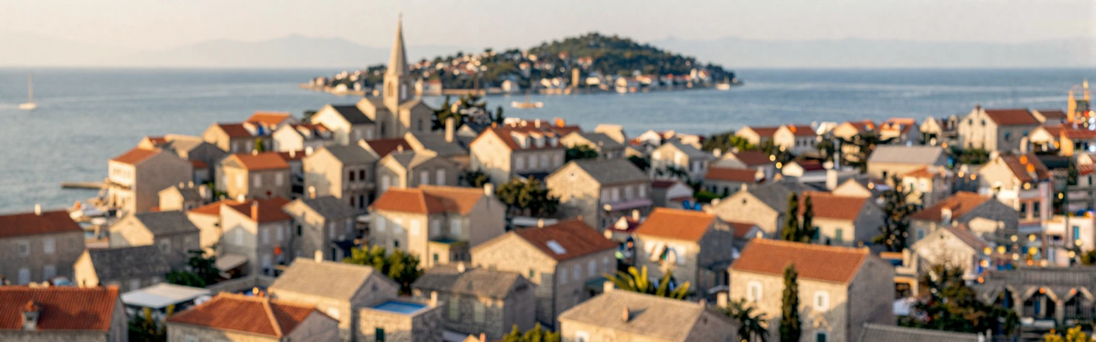 Scenic European coastal town representing safe international dating destinations