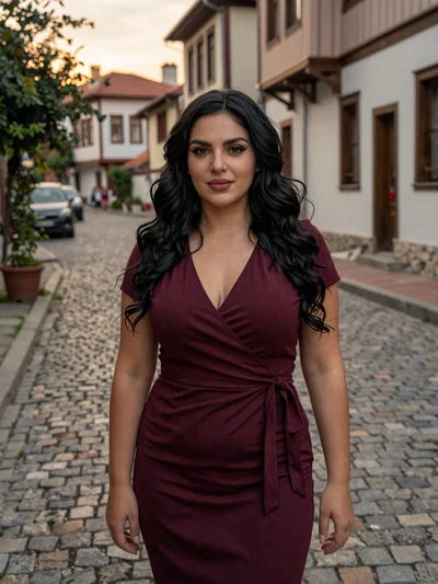 Kalina, 28, a verified Macedonian woman from Bitola with dark wavy hair on Dating4u