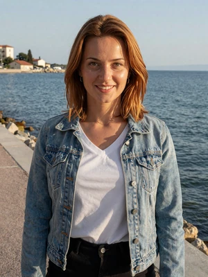 Tina, 28, a verified Slovenian woman from Koper with auburn hair on Adriatic coast on Dating4u