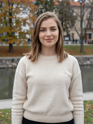 Maja, 24, a verified Slovenian woman from Ljubljana with light brown hair and blue eyes on Dating4u