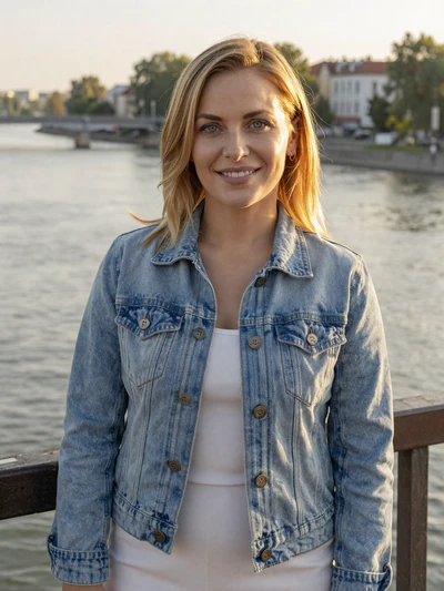 Katarina, 30, a verified Serbian woman from Novi Sad with blonde hair by the Danube on Dating4u