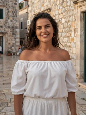 Lucija, 29, a verified Croatian woman from Dubrovnik with dark hair and hazel eyes on Dating4u